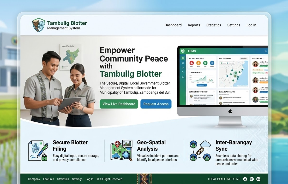 Tambulig Blotter Management System